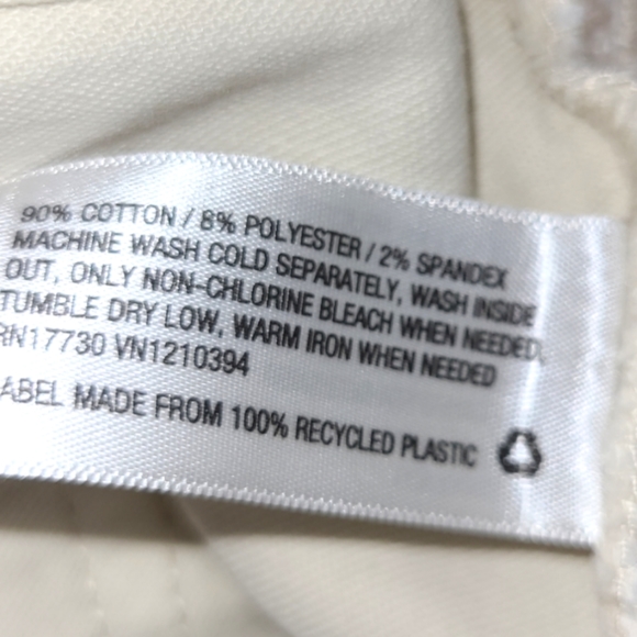 ISABEL MATERNITY SHORTS WOMEN 2 MIDI SHORT IVORY DENIM EXPANDABLE SIDE PANEL NEW - Picture 9 of 10